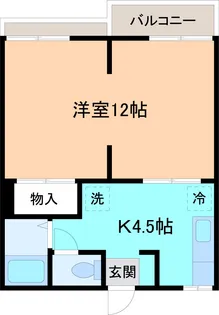 フォーブルにしや【2階】の間取り