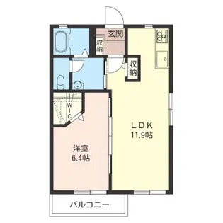 メルヴェーユ【2階】の間取り