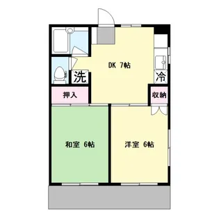 エクセル大和田【1階】の間取り
