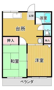 シティハイムみなみC棟【1階】の間取り