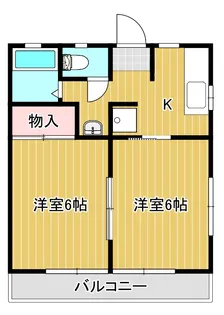 シティハイムスイング【2階】の間取り