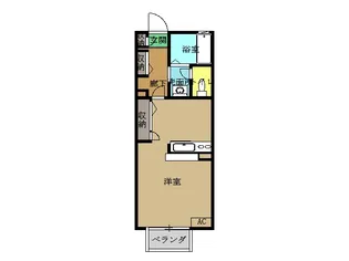 メゾン・ド・シャルマンA【1階】の間取り