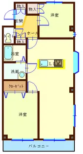 岡山県倉敷市老松町4【マンション】の間取り