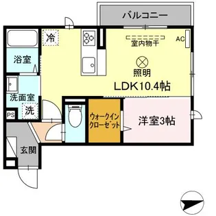 メルヴェール【2階】の間取り