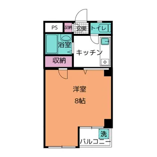 ROOMS本荘【2階】の間取り