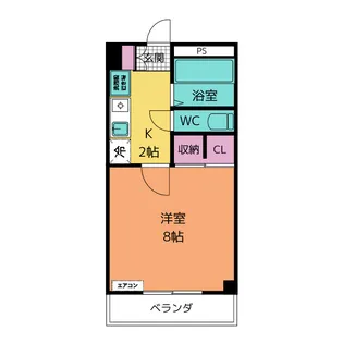 1Kの間取り画像