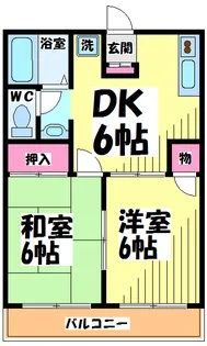 東京都調布市菊野台1【マンション】の間取り