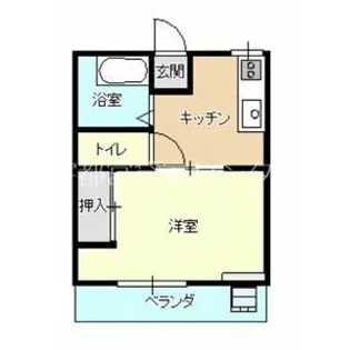 八幡山ハイツ【2階】の間取り