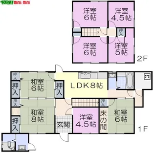 三重県松阪市鎌田町【一戸建】の間取り