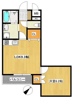 レペル志免東【1階】の間取り