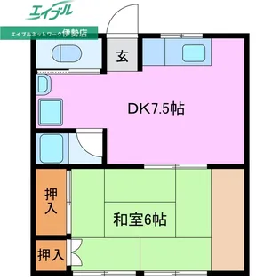 ツインビーテラス波切【2階】の間取り