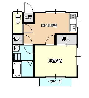 CONDO.NOGI A【2階】の間取り