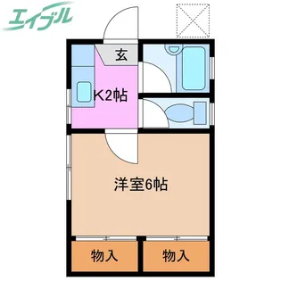 北マンション【1階】の間取り