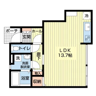 アビタシオン【1階】の間取り