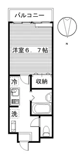 ラルーチェ【1階】の間取り
