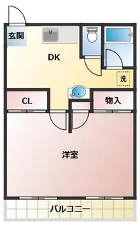 ソルテ川田【1階】の間取り