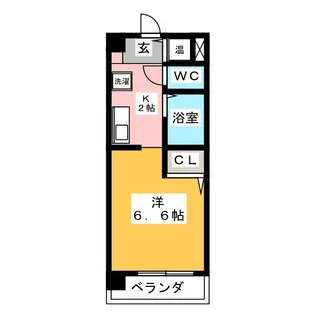 エトワール神宮【2階】の間取り