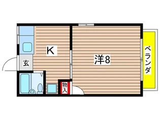 レピュ-ト遠西【2階】の間取り