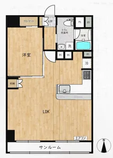 ハイツ洋光台【2階】の間取り