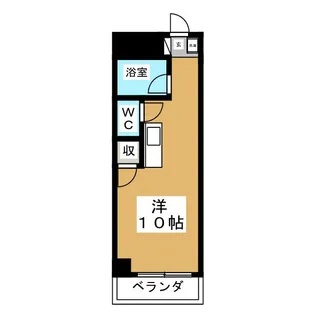 リバーサイドマンション八幡【3階】の間取り