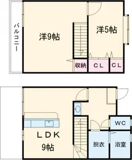 シンシアの間取り