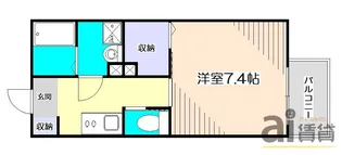 MELDIA新狭山II【2階】の間取り
