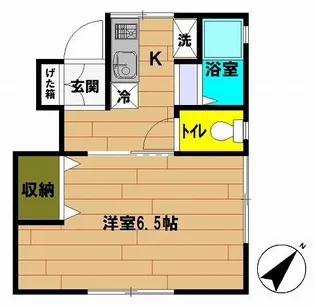 神奈川県横浜市金沢区六浦5【アパート】の間取り