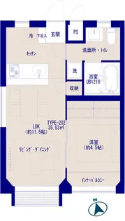 Casa Cielomare【1階】の間取り