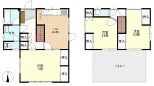 岡山県倉敷市鳥羽【一戸建】の間取り
