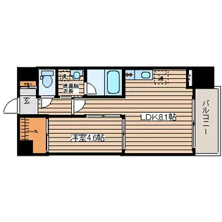 ヴィアーレ木ノ下二丁目【6階】の間取り