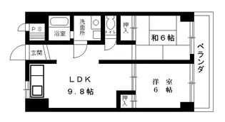 平山ビルデンス【3階】の間取り