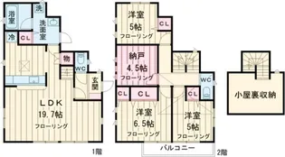 東京都府中市是政6【一戸建】の間取り