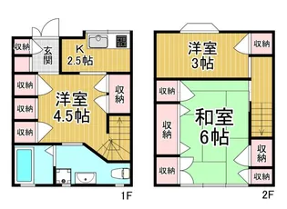 兵庫県尼崎市大庄北5【一戸建】の間取り