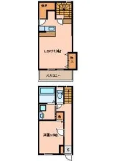 エストパル荒井【1階】の間取り