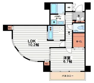 Will Do松屋町【13階】の間取り