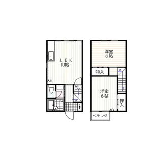 静岡県伊豆の国市中條【一戸建】の間取り