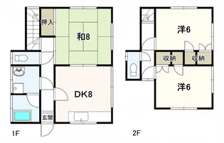広島県広島市安佐北区安佐町大字後山【一戸建】の間取り