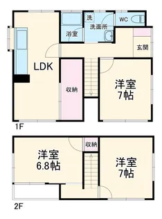 静岡県焼津市焼津4【一戸建】の間取り