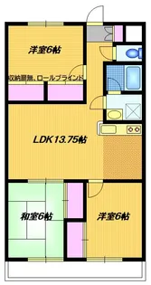 エクシアハイツ【3階】の間取り