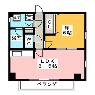 Lapis Azul【3階】の間取り
