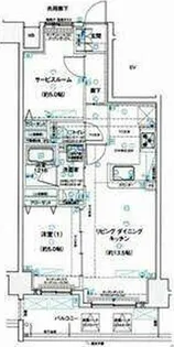 プレディアンスフォート湘南平塚リコット【9階】の間取り