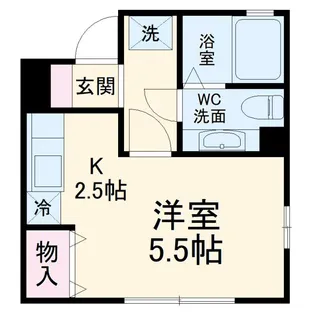 ラ・セゾン 壱番館【2階】の間取り