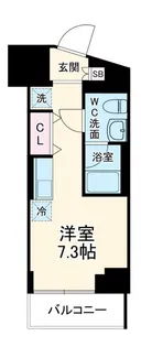 クラリッサ新綱島【4階】の間取り