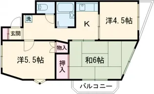 グラン・パレ西綾瀬【2階】の間取り