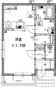 グランソフィア貝柄山【1階】の間取り