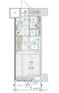 ベルグレードKAMEIDO【2階】の間取り