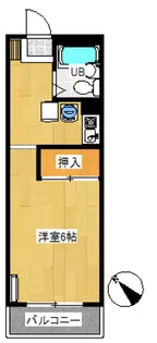 ウイナーズナカノ【2階】の間取り