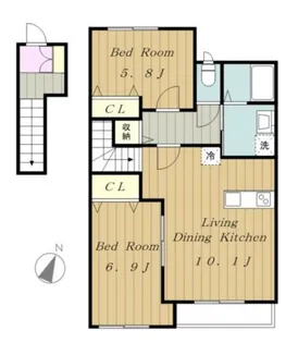 ベル グランツ【2階】の間取り