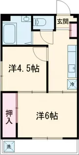 フロール氷川台【1階】の間取り