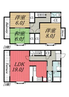 千葉県市原市青葉台5【一戸建】の間取り